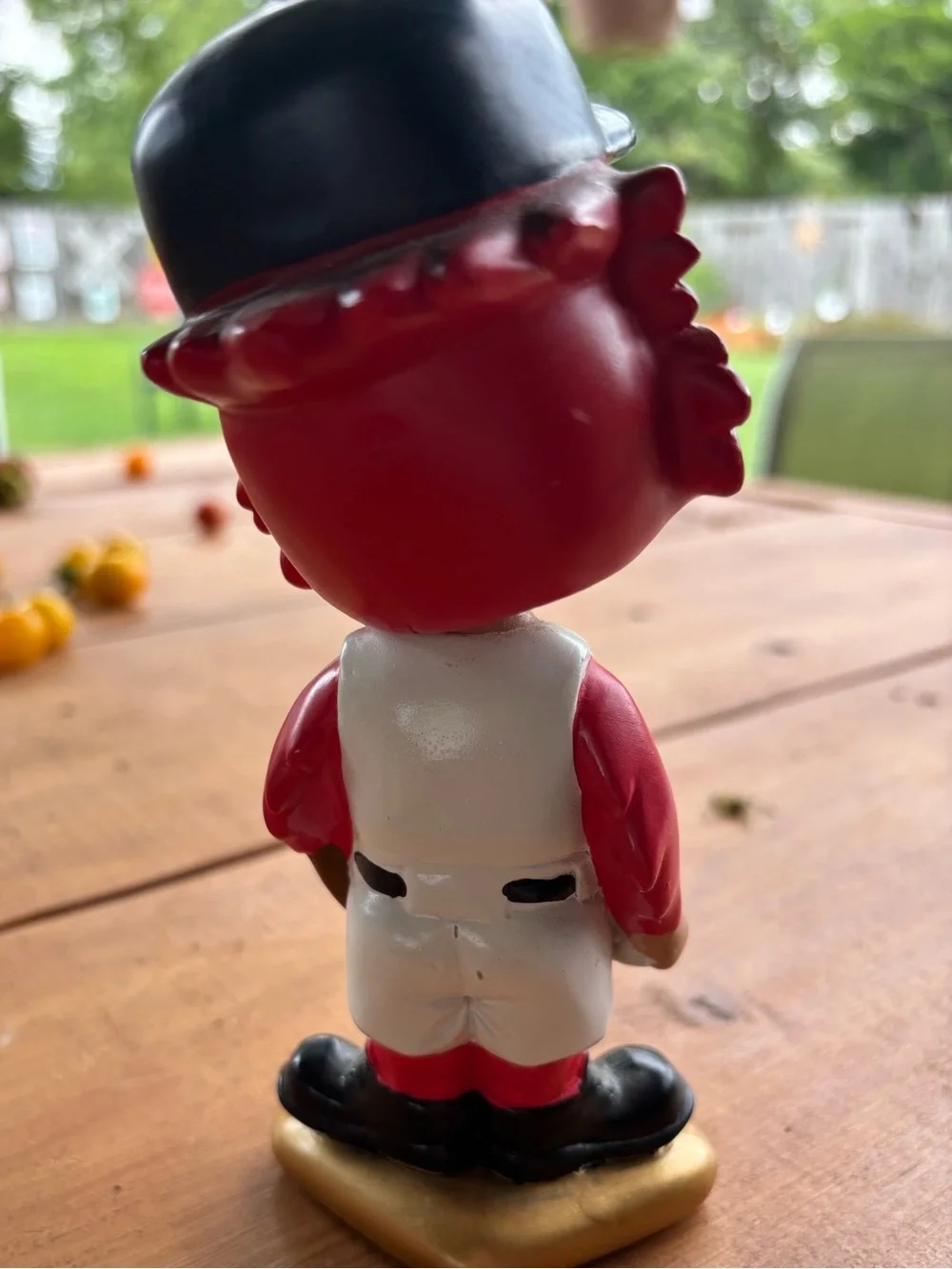 Cardinals Red & White Mascot Bobblehead - Official Team Design